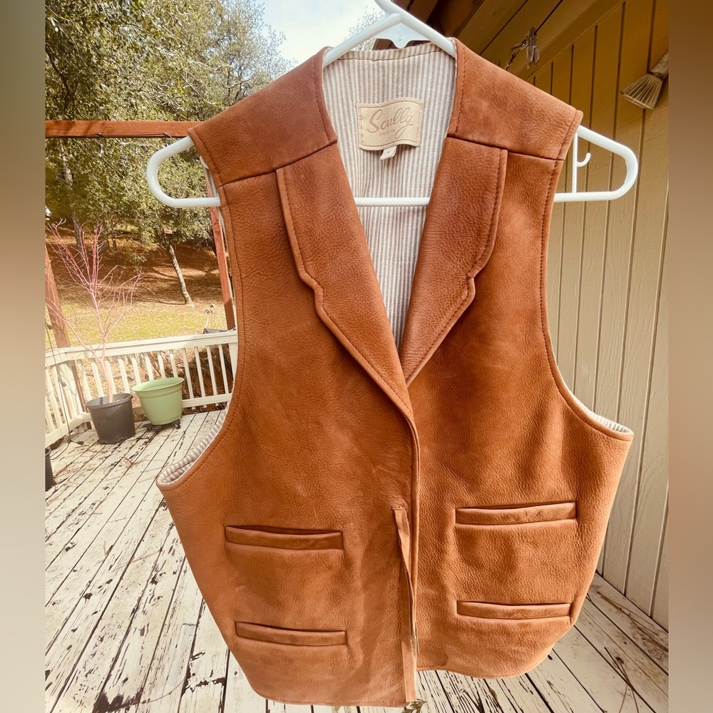 The “Wayne” Scully Brown Vest Men’s Medium